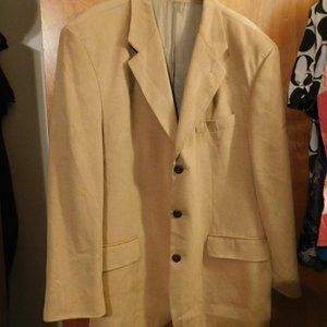 Chaps Ralph Lauren Micro Suede Blazer Sportscoat  42 Regular